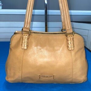 American Leather Company Double Zip Satchel